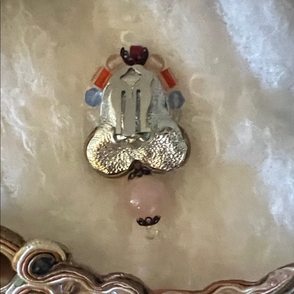 Artisan Multicolor and Rose Quartz Necklace and Earring Set - Picture 5 of 5